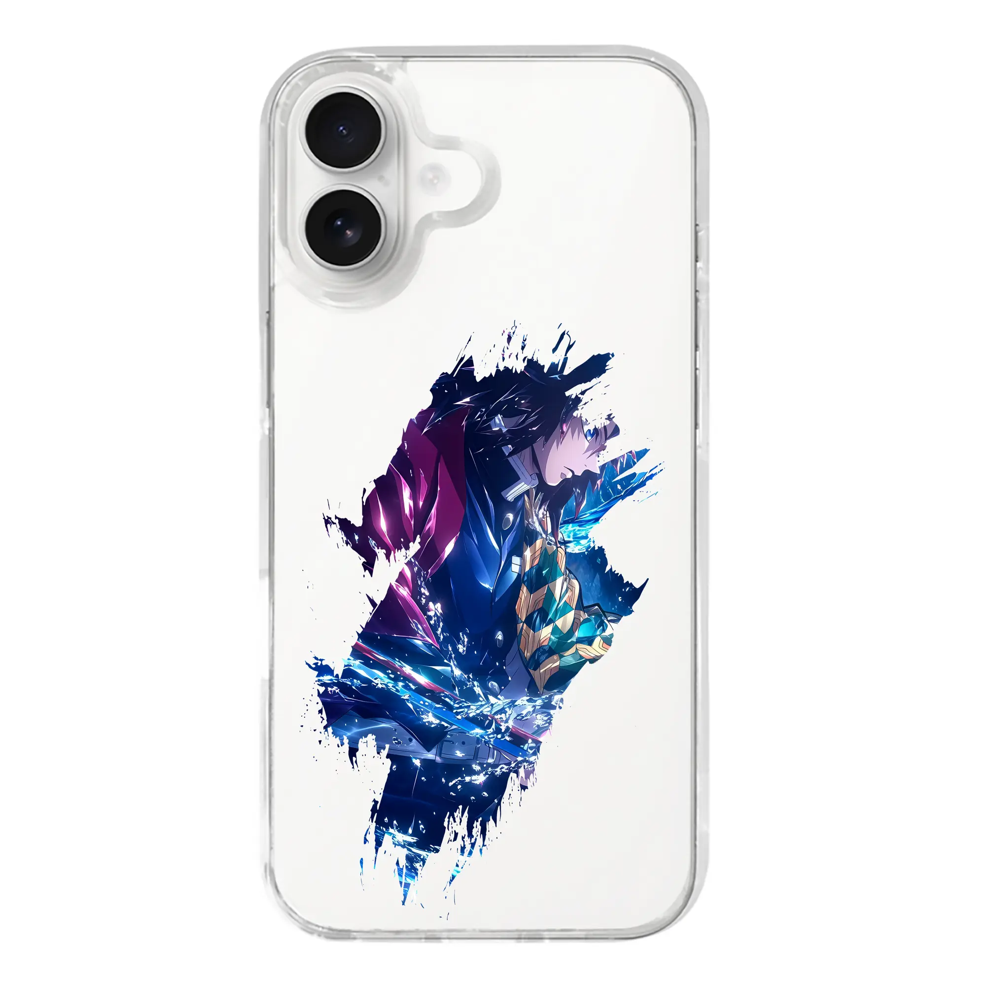 鬼滅の刃 グッズ,冨岡 義勇 - iPhone 17シリーズ 透明スマホケース – 薄型・耐衝撃・精密フィット保護カバー